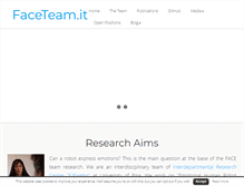 Tablet Screenshot of faceteam.it